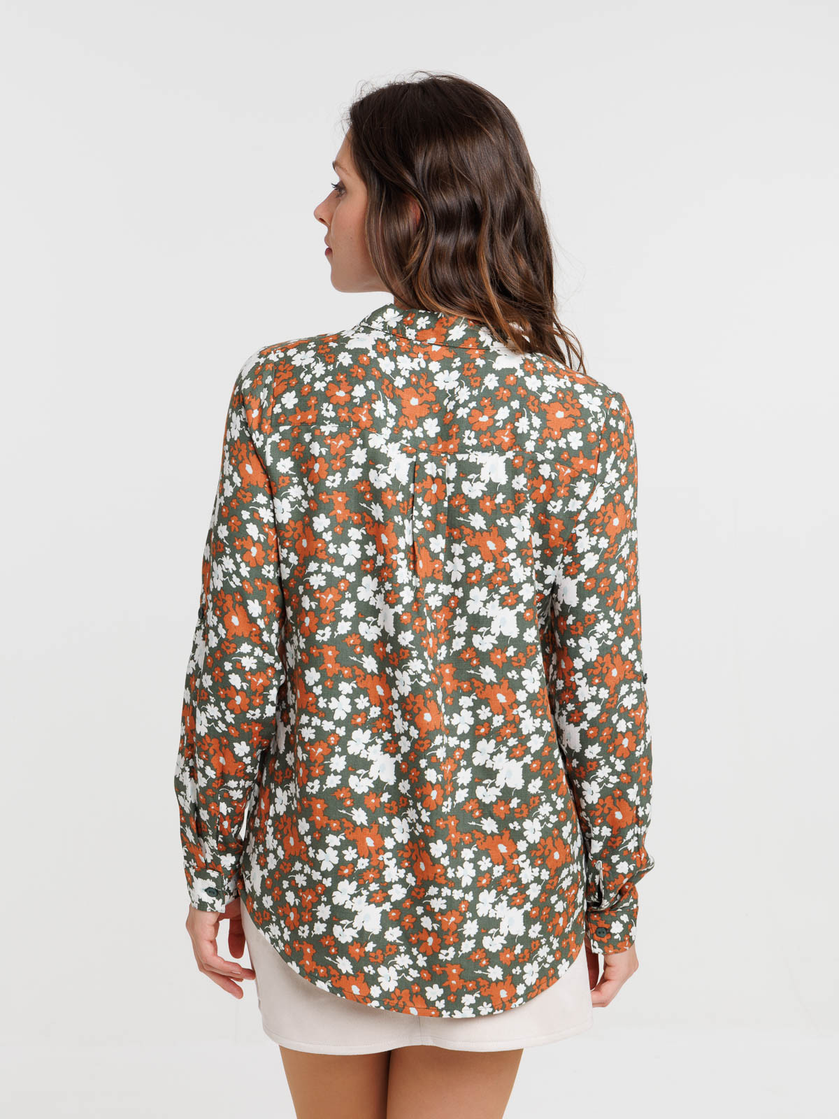 Blouse imprimée fleurie femme