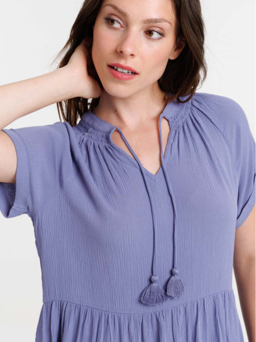 Robe sunset blue liens...