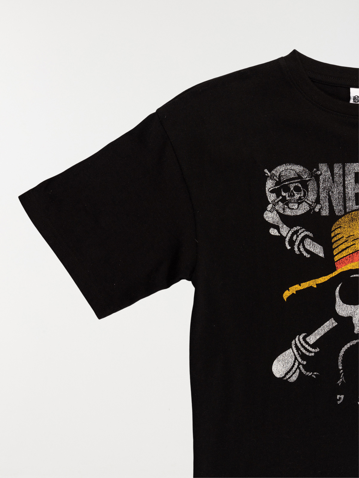 Tee-shirt noir One piece garçon (XXS-M)