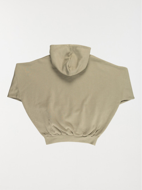 Sweat mousse clair capuche...