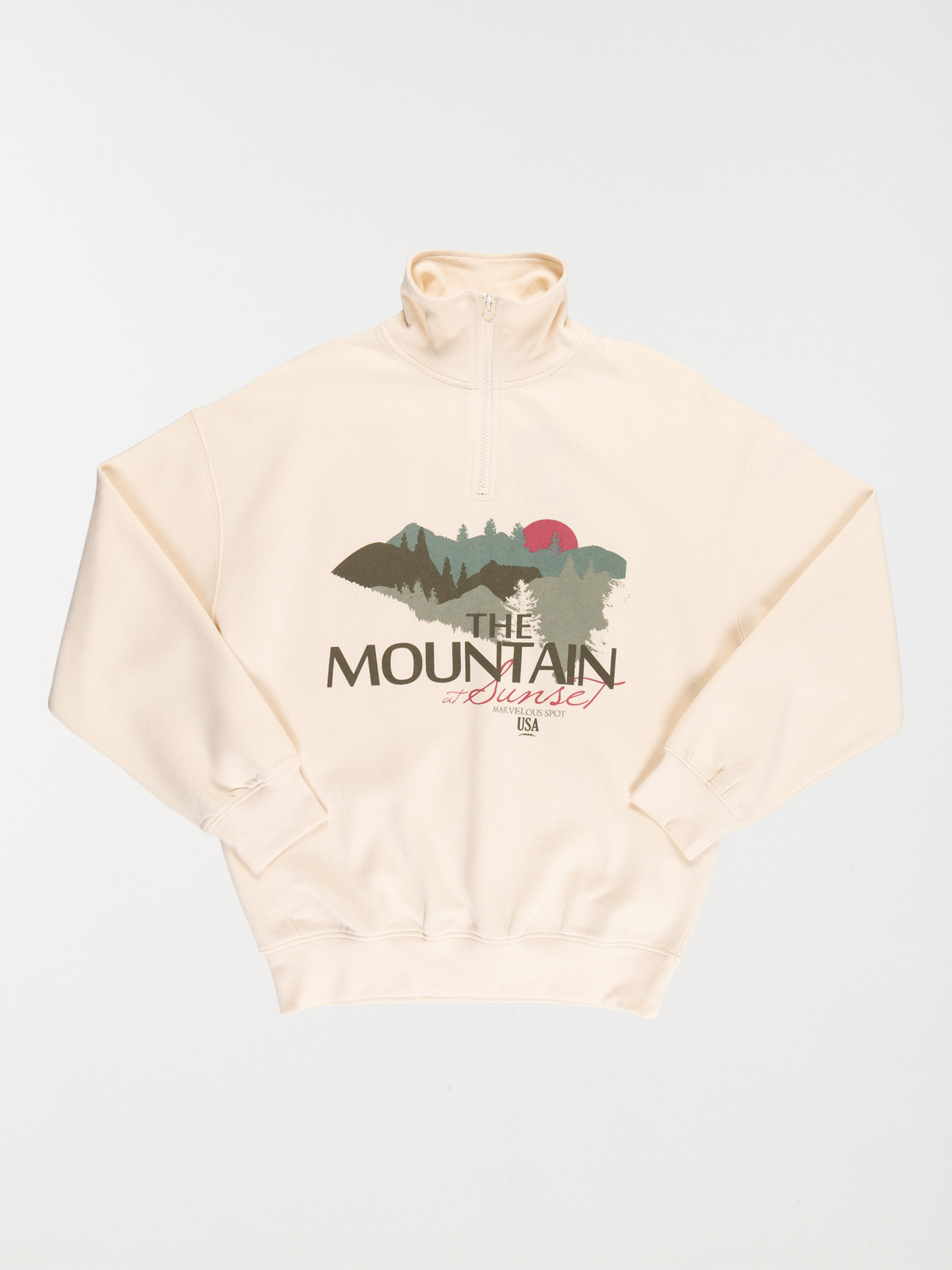 Sweat col montant zippé fille (XXS-M)