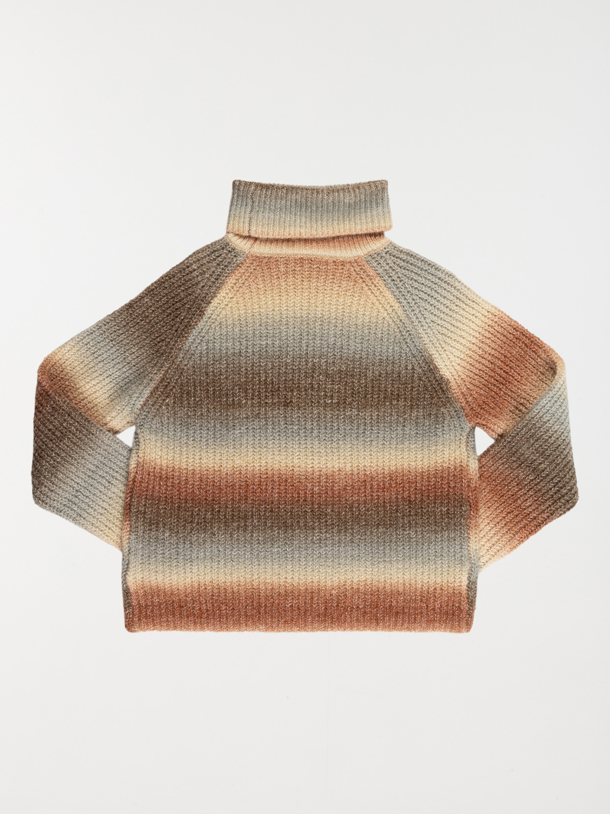 Pull col roulé multicolore fille (XXS-M) Pull col roulé multicolore fille (XXS-M)