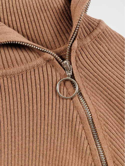 Pull à capuche cold brown...