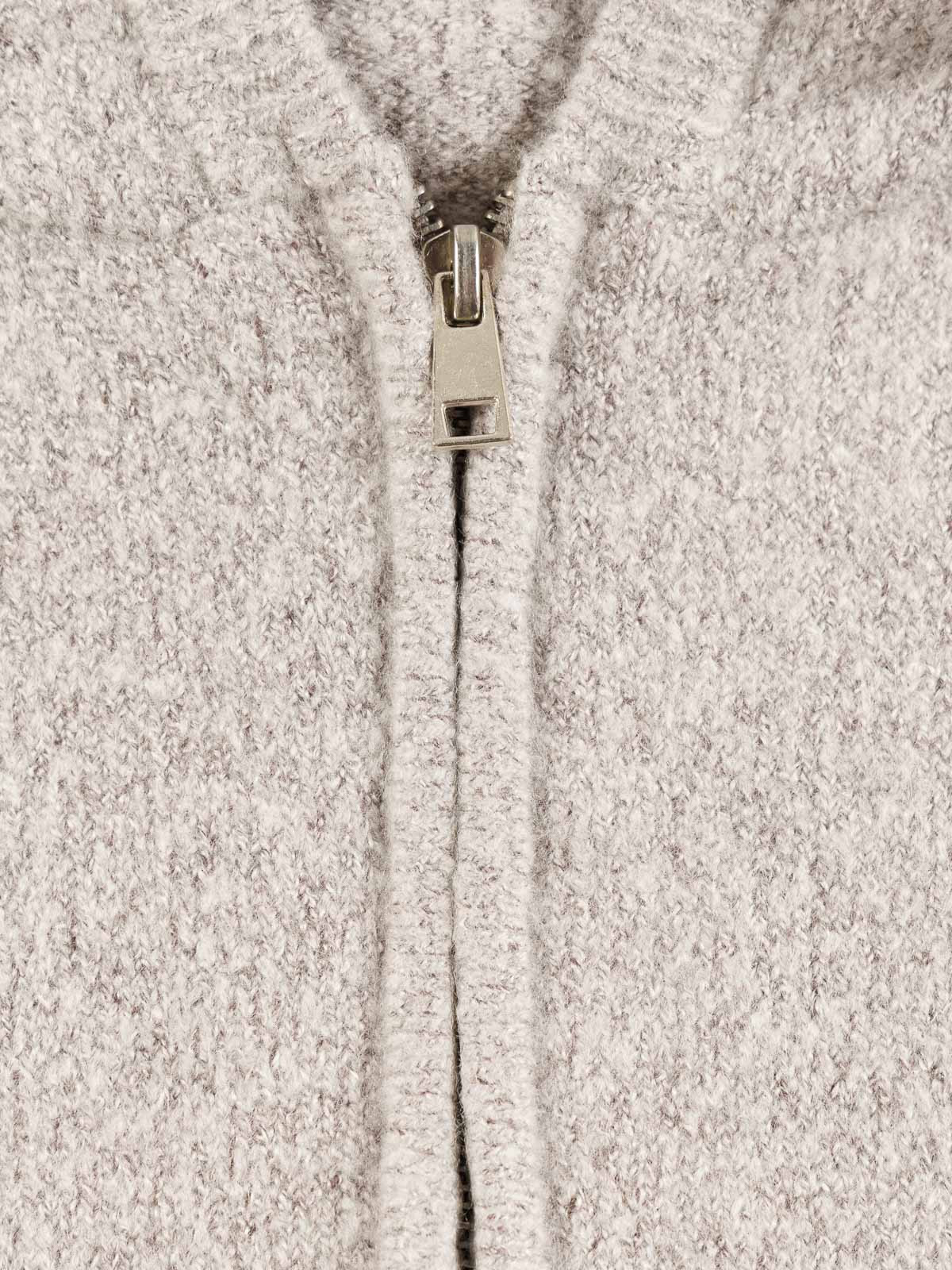 Gilet à capuche zippé fille (XXS-M)