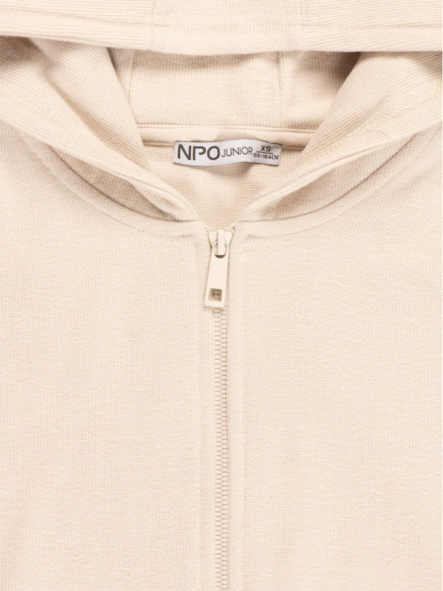 Sweat à capuche craie...