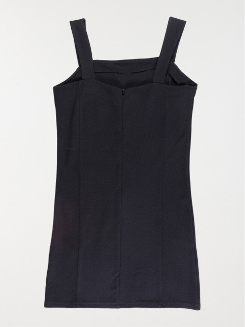 Robe à bretelles noire...