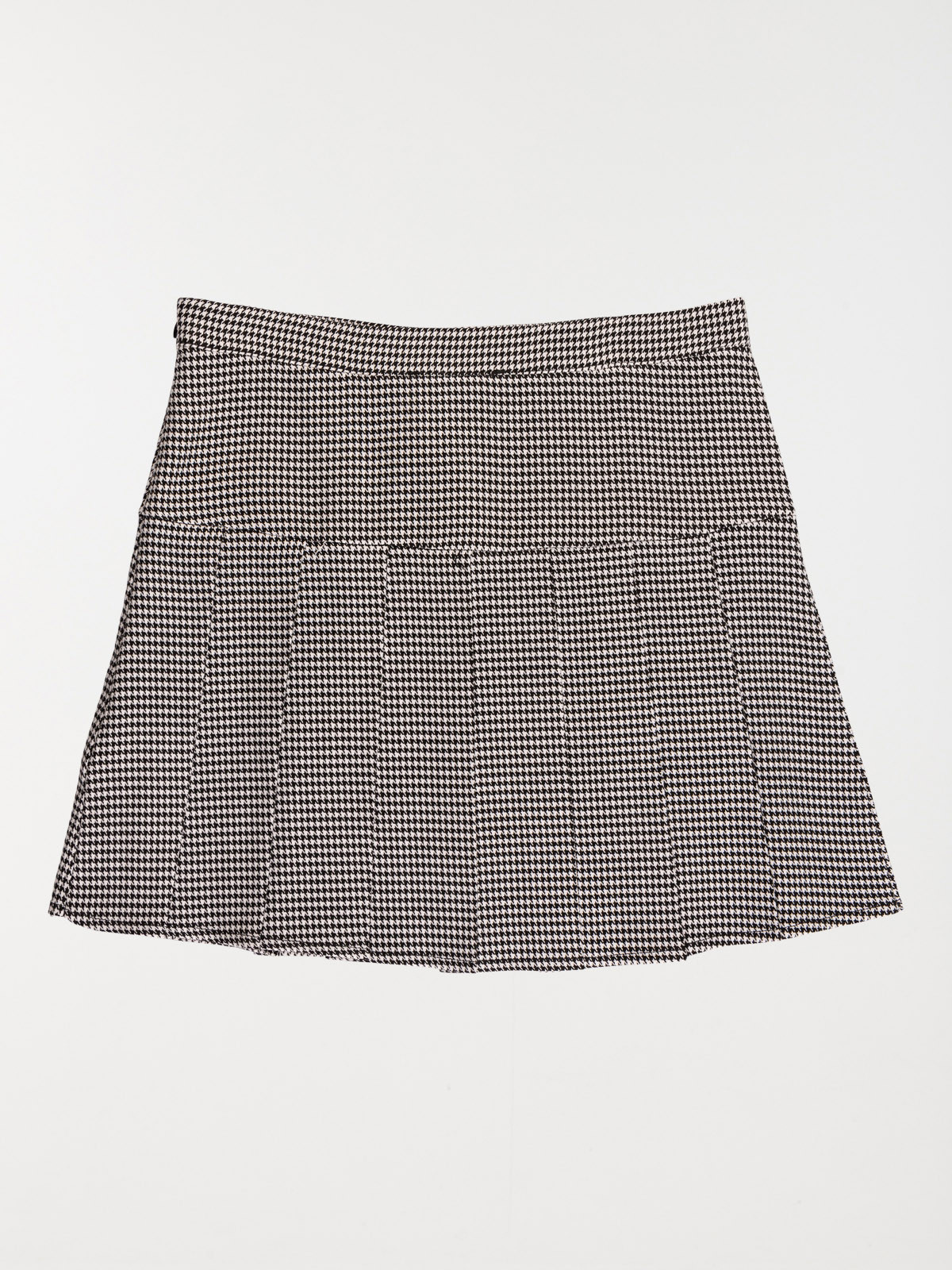 Jupe pied-de-poule fille (XXS-M)