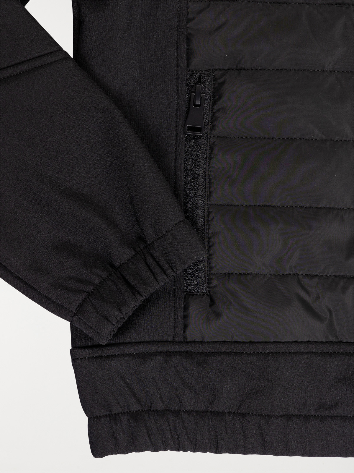Blouson à capuche noir garçon (XXS-M)