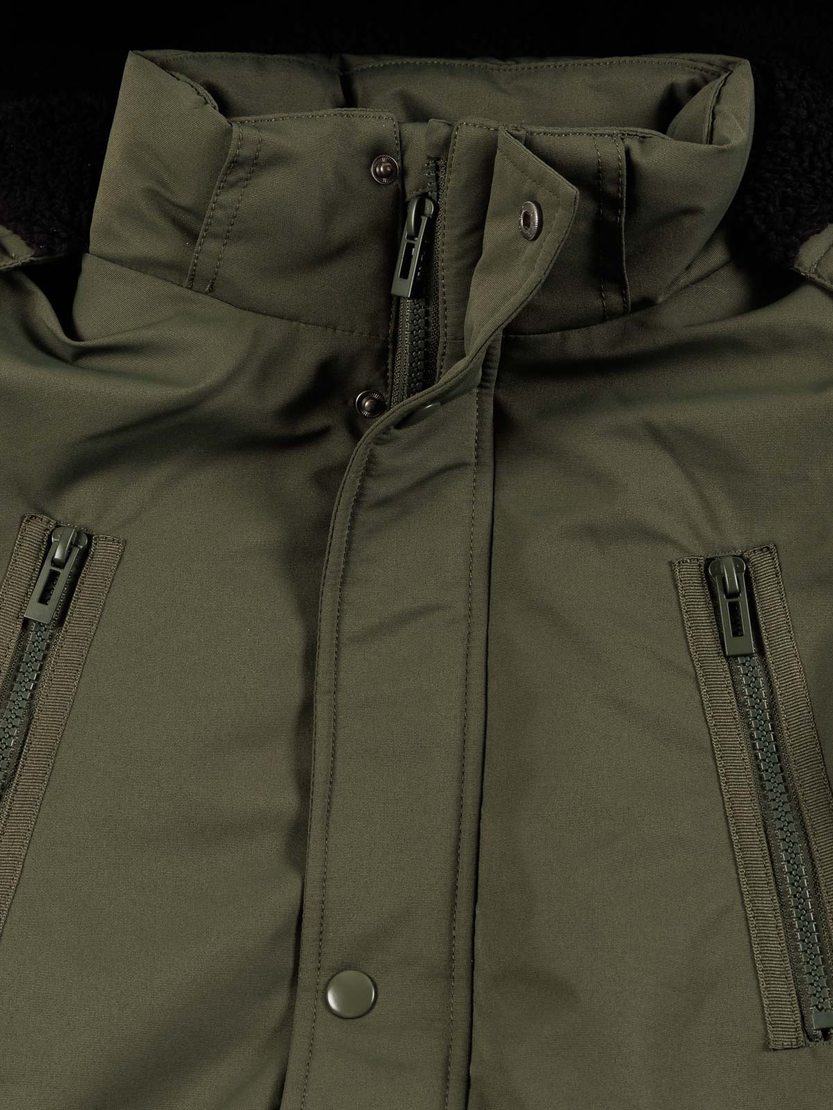 Parka kaki capuche garçon (XXS-M)