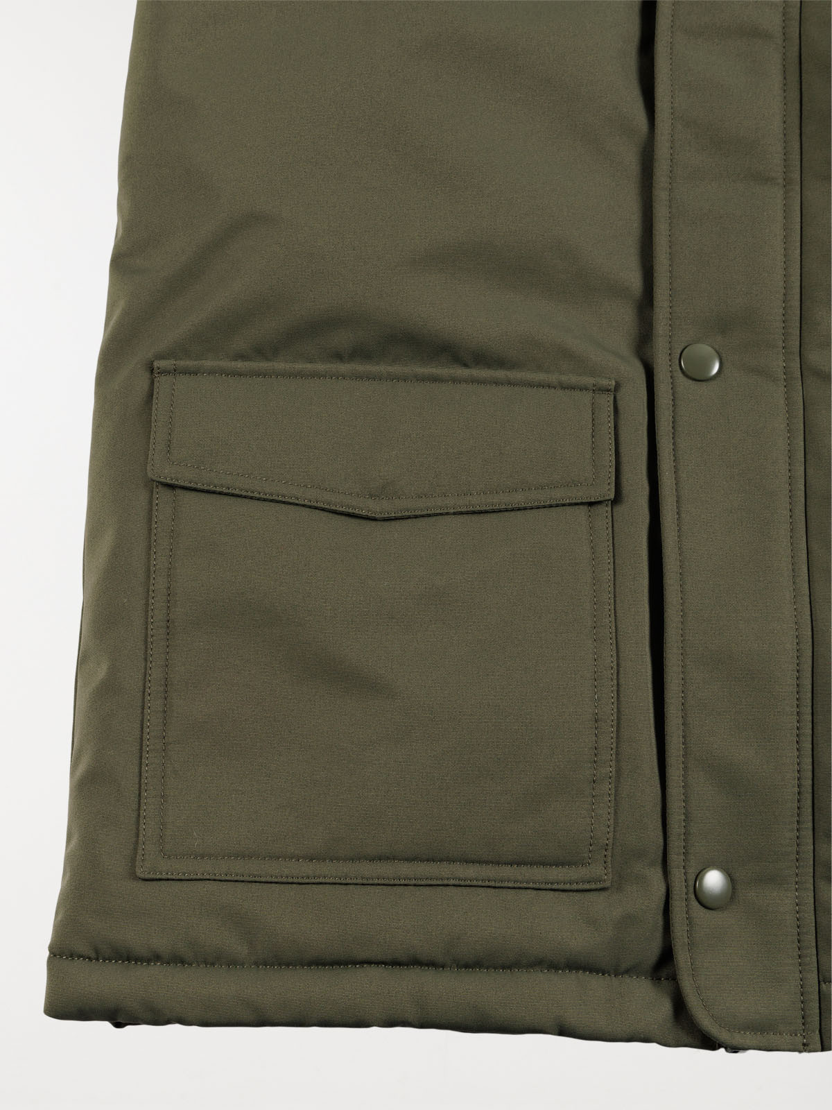 Parka kaki capuche garçon (XXS-M)