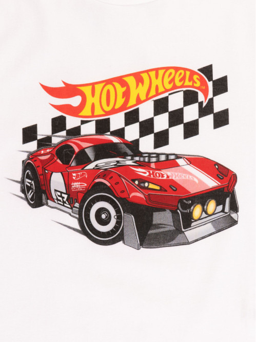 Tee-shirt Hotwheels garçon...