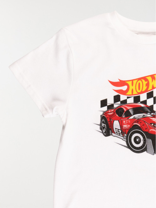 Tee-shirt Hotwheels garçon...