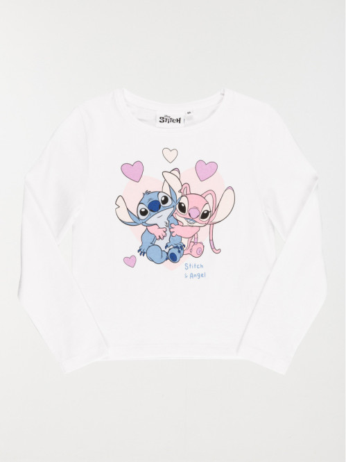 Tee-shirt STITCH et ANGEL fille (3-12A)