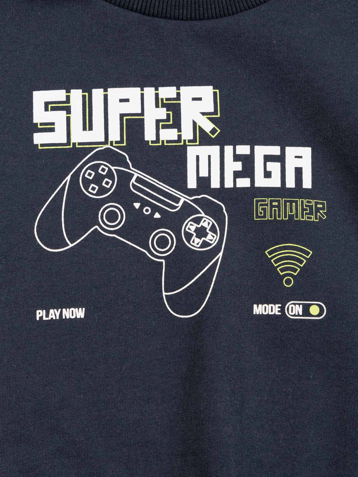 Sweat super méga gamer garçon (3-12A) Sweat super méga gamer garçon (3-12A)