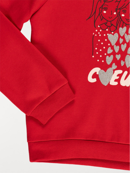 Sweat soeurs de coeur fille...