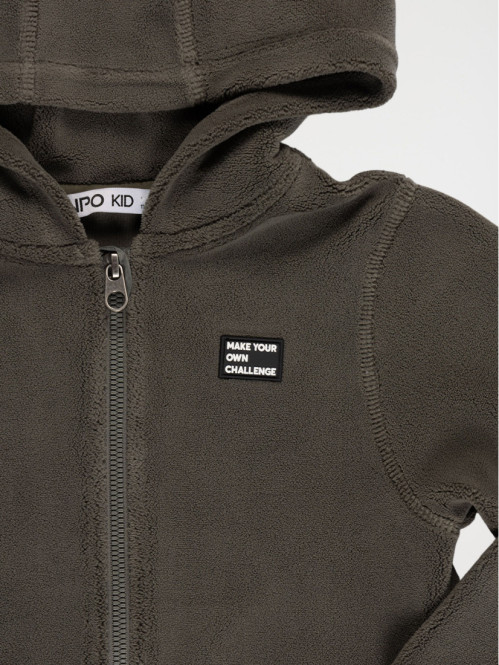 Sweat polaire plomb garçon...