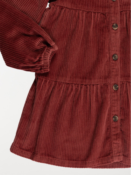 Robe velours rouge ébène...