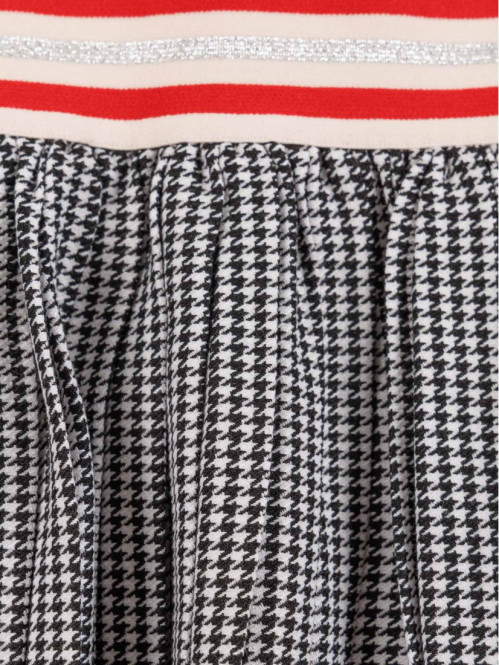 Jupe à carreaux noire fille...