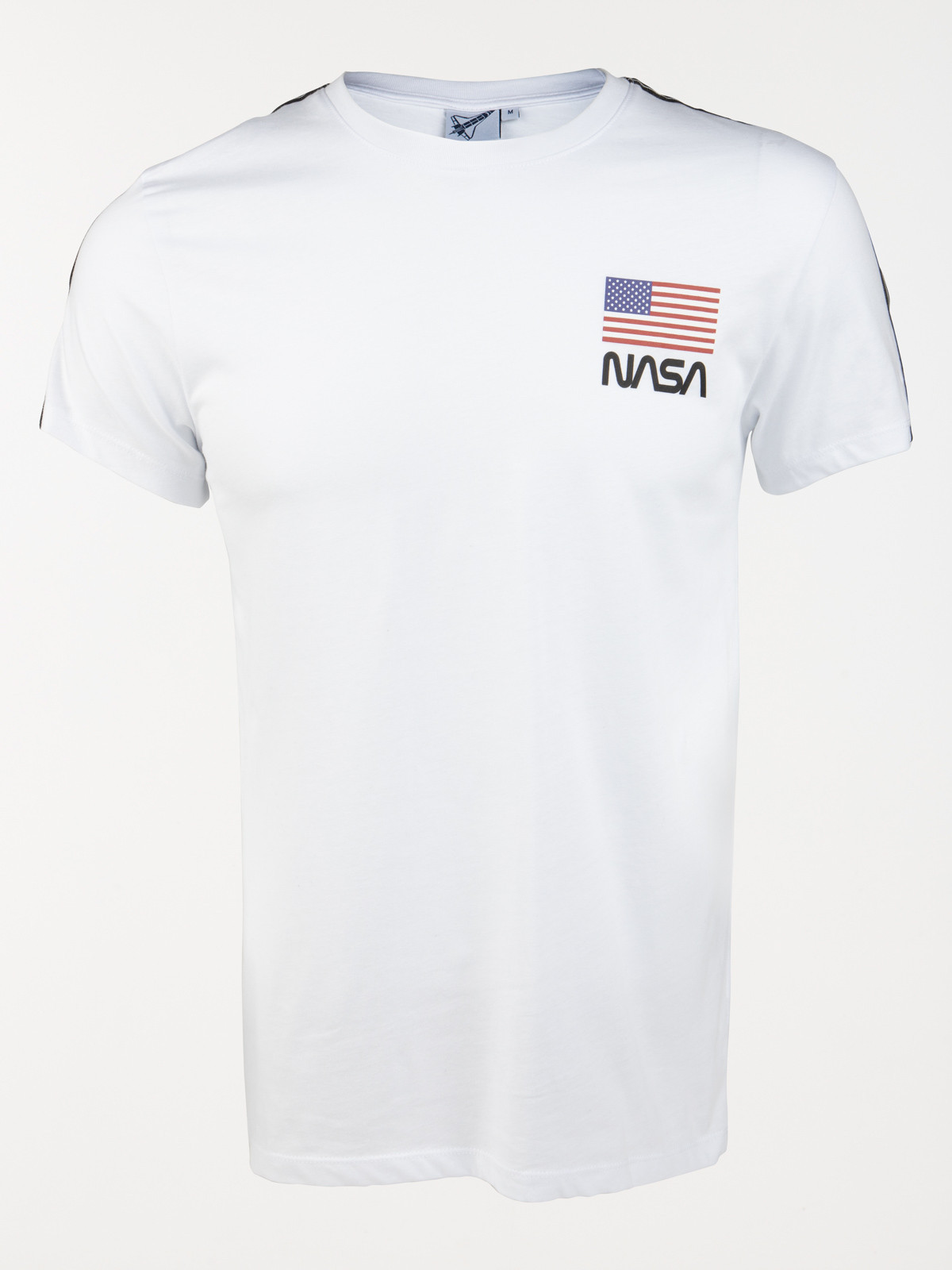 T-shirt blanc NASA homme