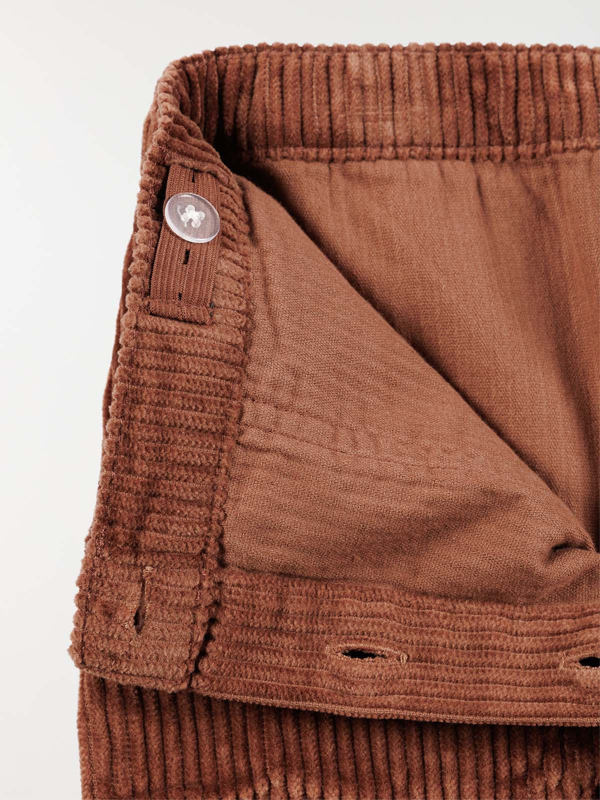 Jupe velours cacao chaud fille (3-12A) Jupe velours cacao chaud fille (3-12A)