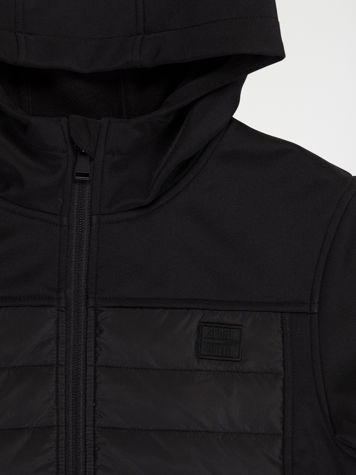 Blouson capuche garçon noir (3-12A)