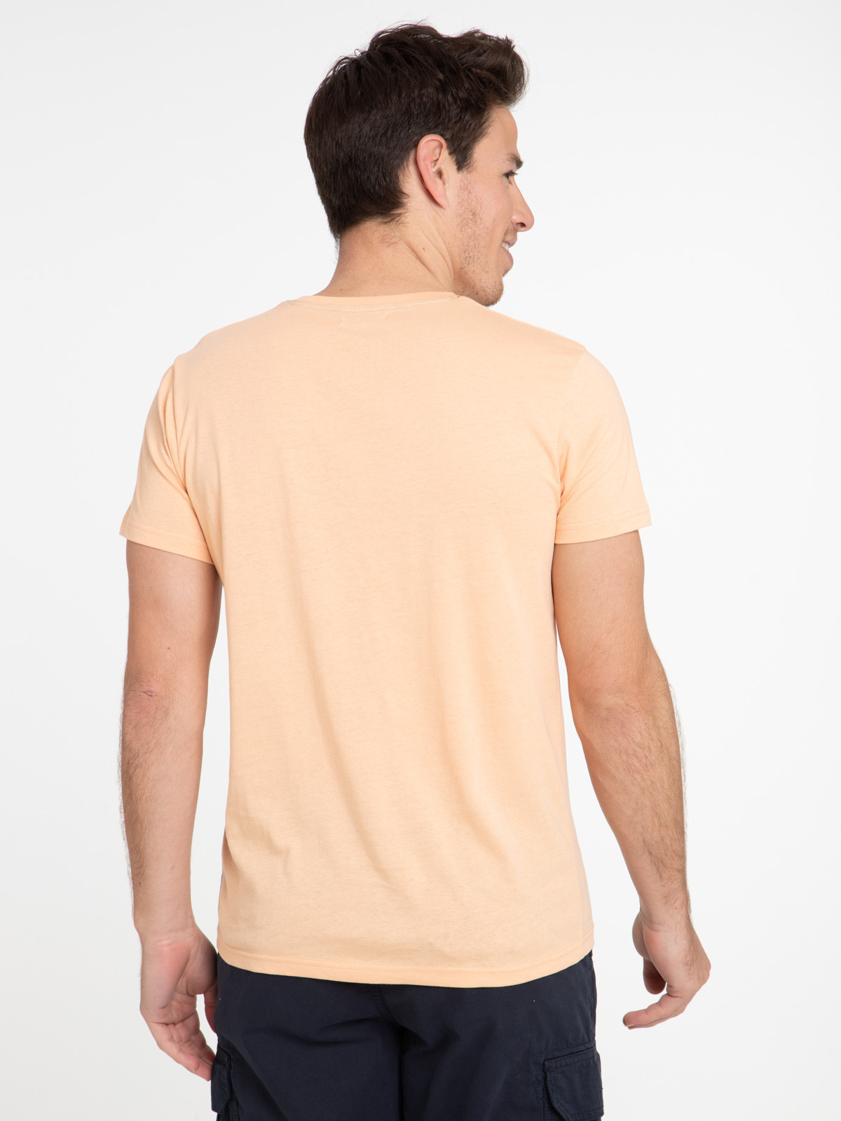 T-shirt coloris mandarine homme T-shirt coloris mandarine homme