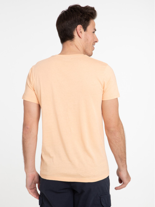 T-shirt coloris mandarine homme T-shirt coloris mandarine homme