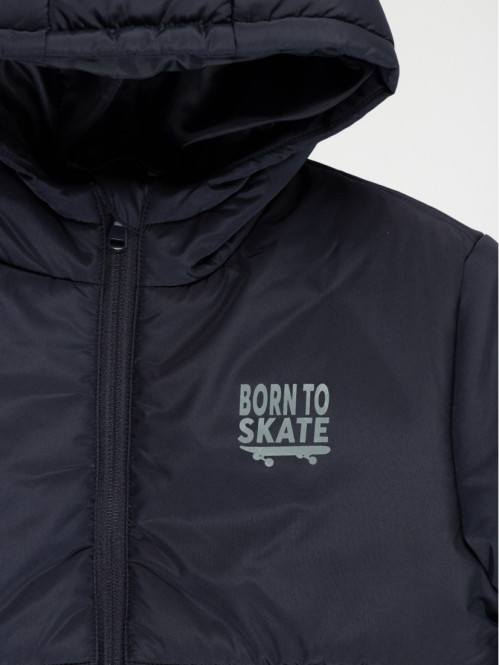 Blouson bicolore capuche garçon (3-12A)