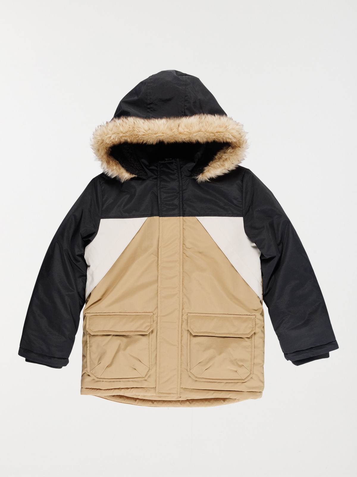 Parka tricolore garçon (3-12A) Parka tricolore garçon (3-12A)