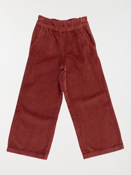 Pantalon rouge ébène fille (3-12A)