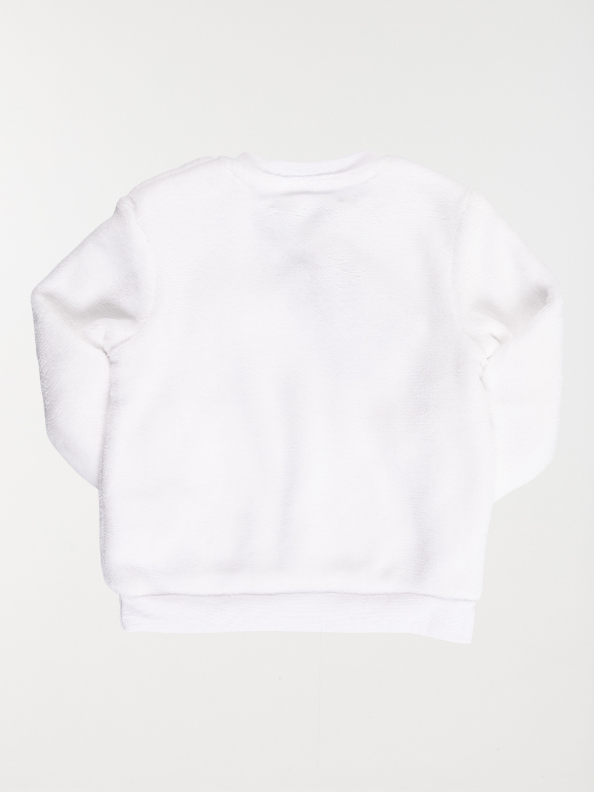 Sweat polaire blanc fille (3-36M) Sweat polaire blanc fille (3-36M)