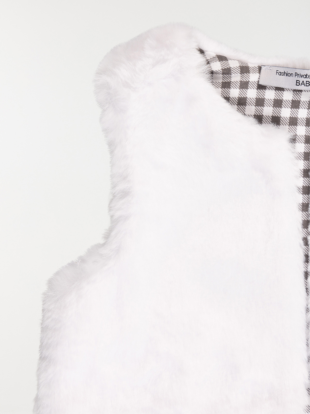 Gilet doux sans manches fille (3-36M) Gilet doux sans manches fille (3-36M)