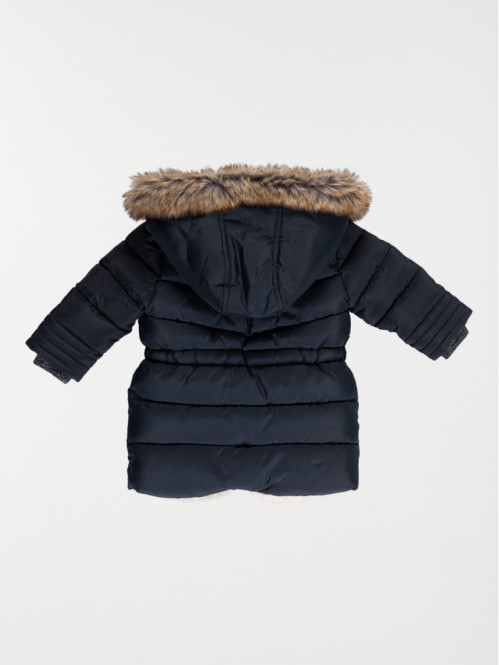 Doudoune à capuche marine...