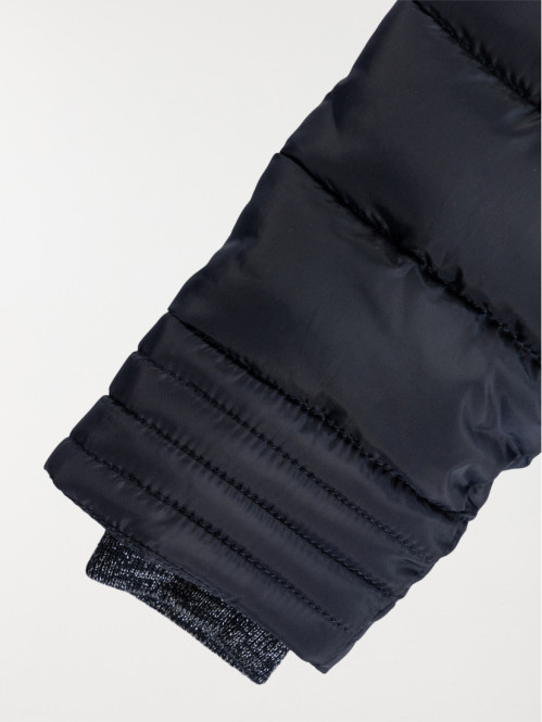 Doudoune à capuche marine...