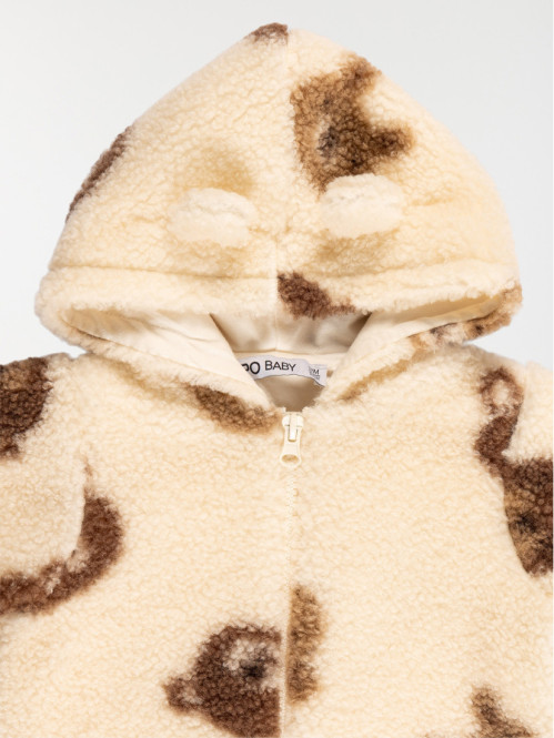 Manteau sherpa ourson...