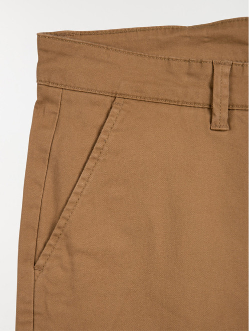 Pantalon chino slim grande taille homme