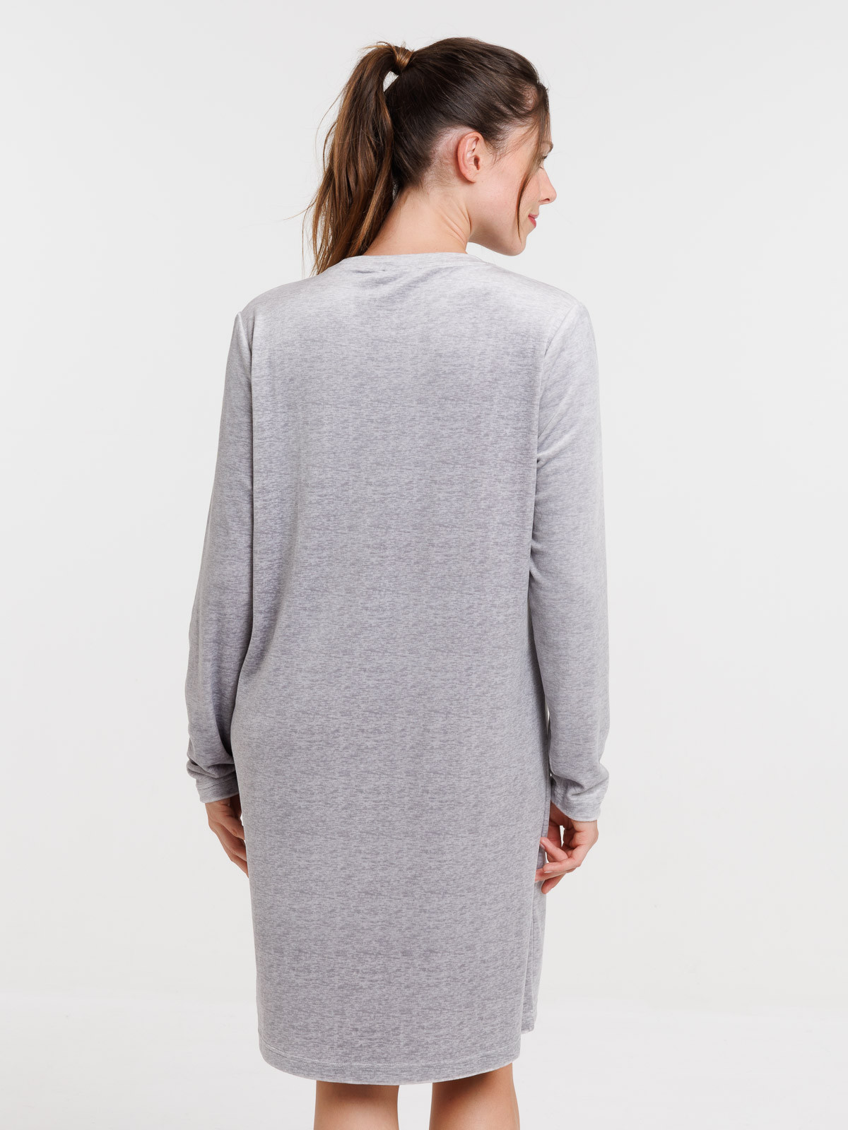 Chemise de nuit velours ourson femme Chemise de nuit velours ourson femme