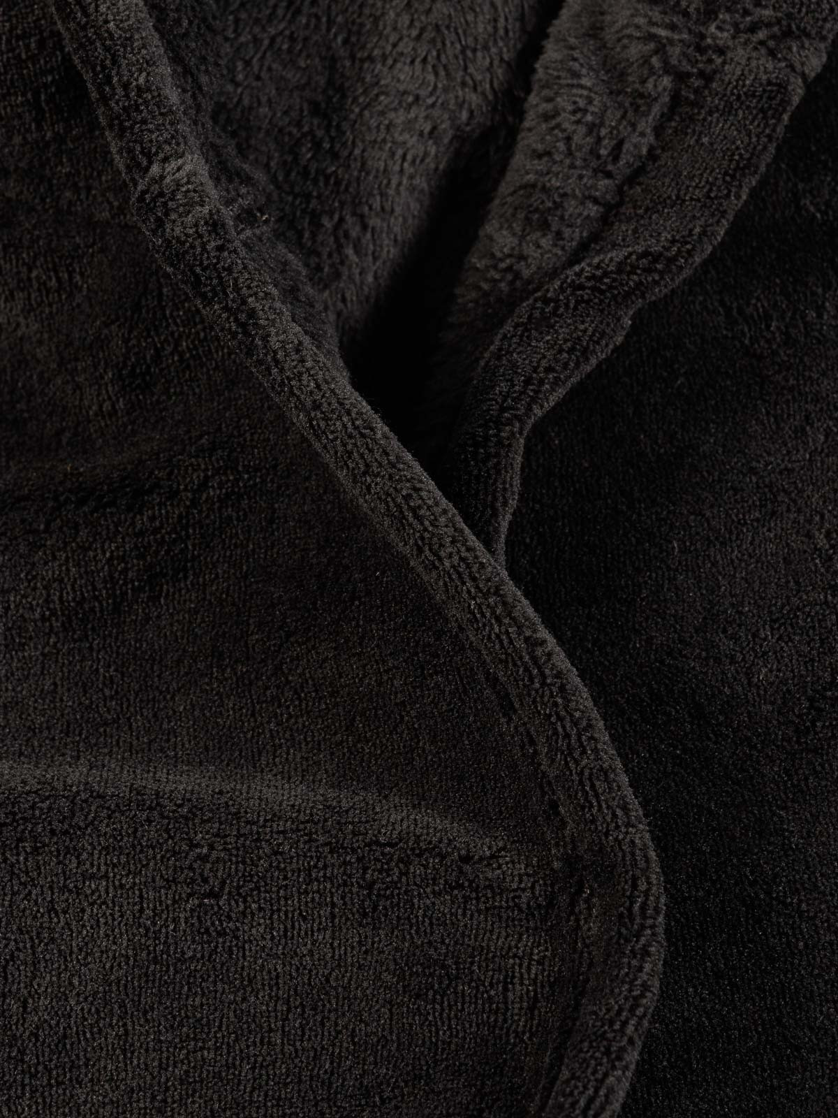 Robe de chambre noire garçon (XXS-M)