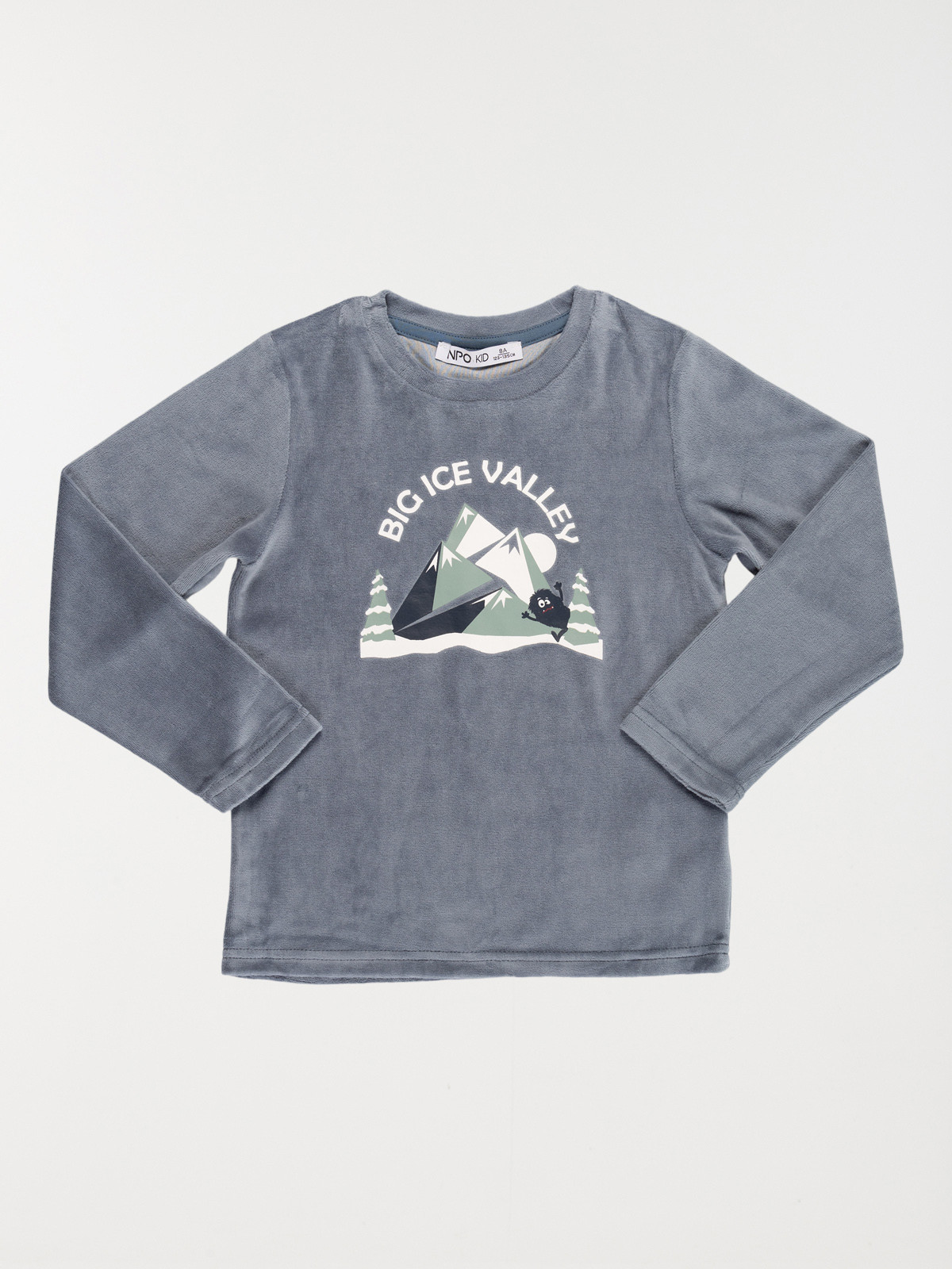 Pyjama velours imprimé garçon (3-12A) Pyjama velours imprimé garçon (3-12A)