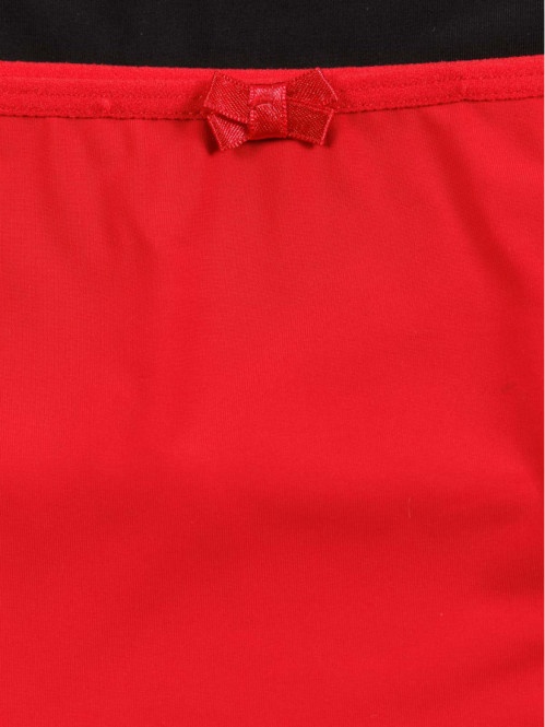 Culotte rouge kiss grande taille femme Culotte rouge kiss grande taille femme