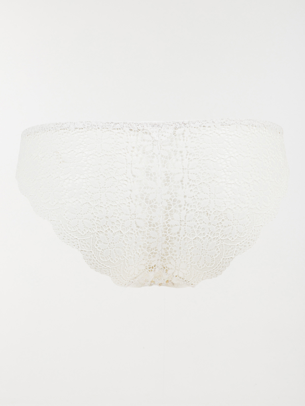 Shorty dentelle ivoire femme (S-XL)