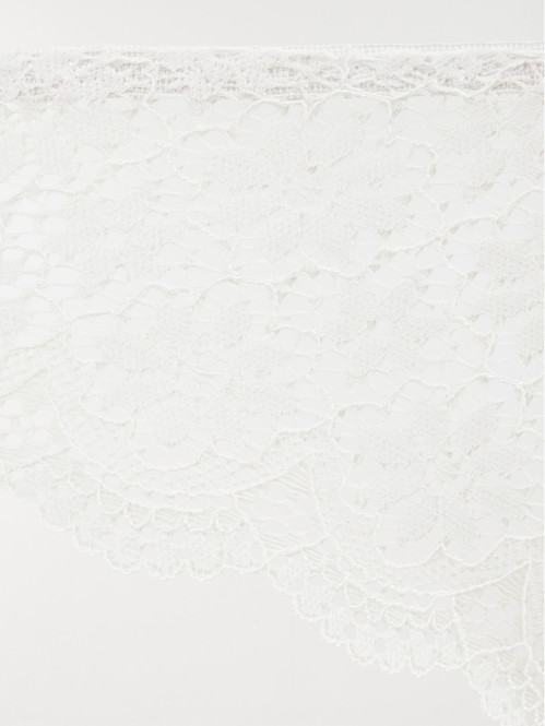 Shorty dentelle ivoire...