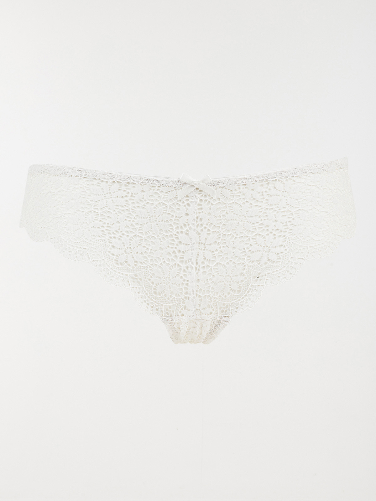 Shorty dentelle ivoire femme (S-XL)