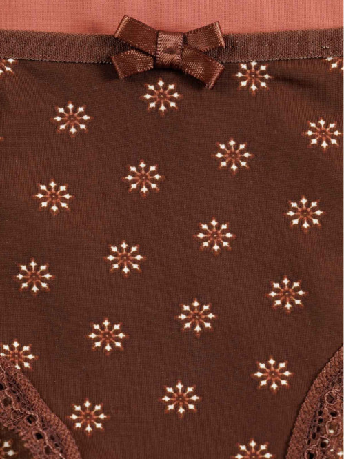 2 shorties femme marron glacé (S-XL) 2 shorties femme marron glacé (S-XL)