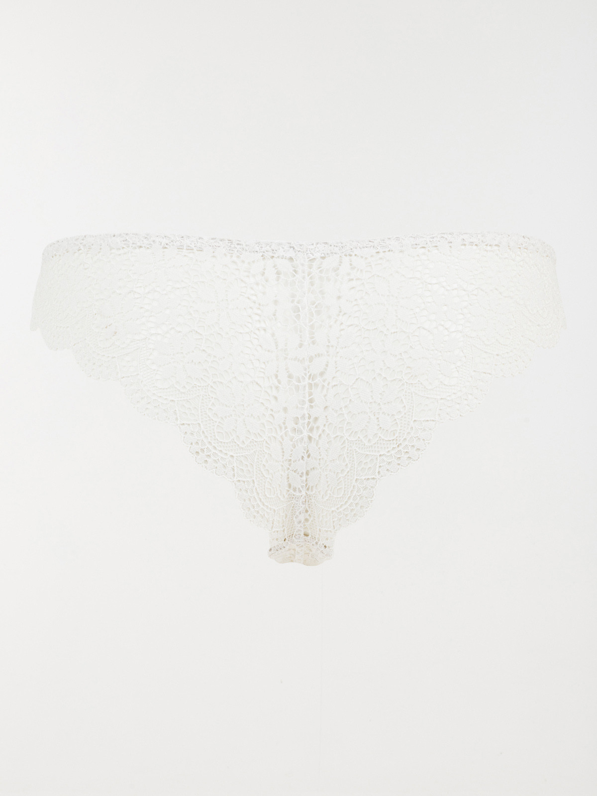 Tanga dentelle ivoire femme (S-XL)