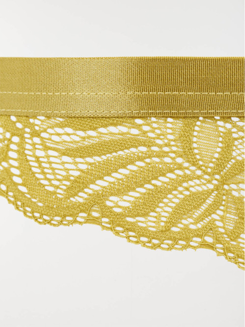 Tanga dentelle absinthe...