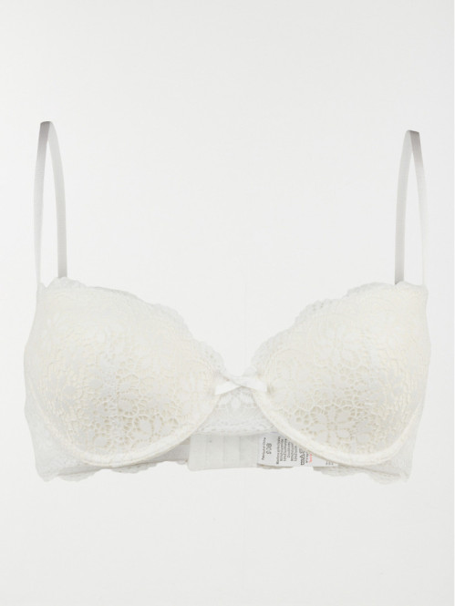 Soutien-gorge dentelle ivoire (85B-95E)