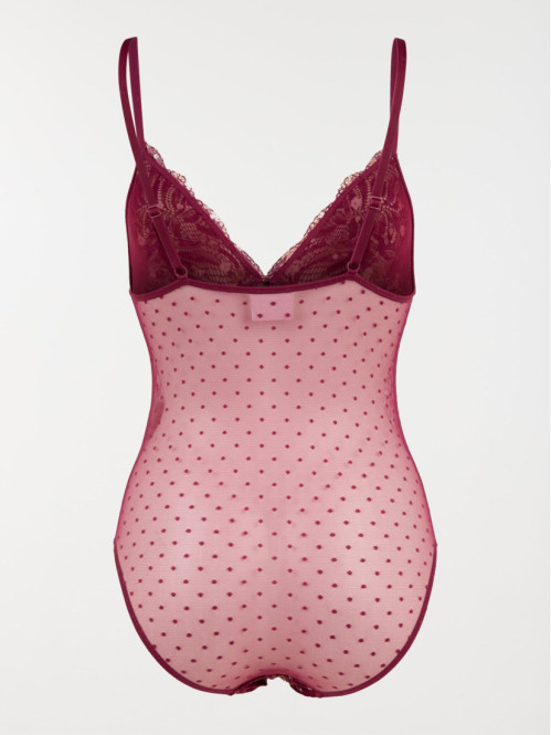 Body dentelle florale figue...