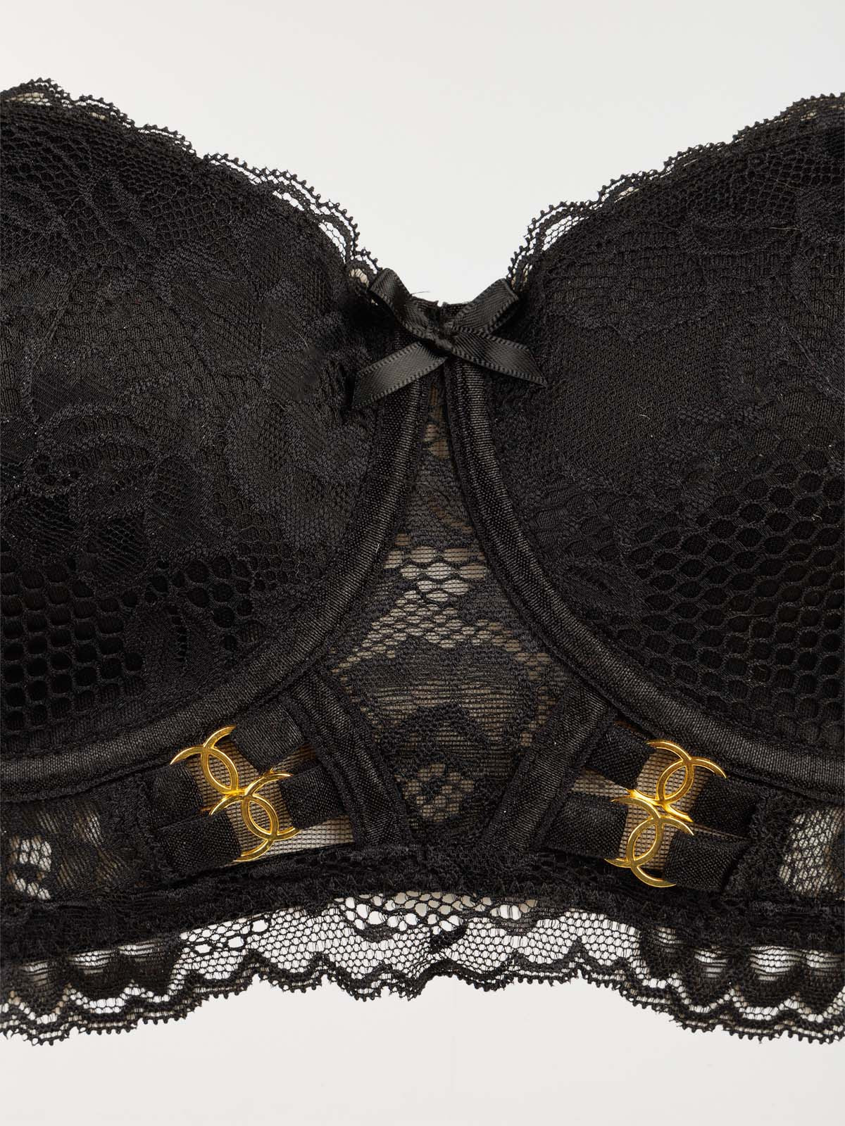 Bustier dentelle noir femme (85B-95E)