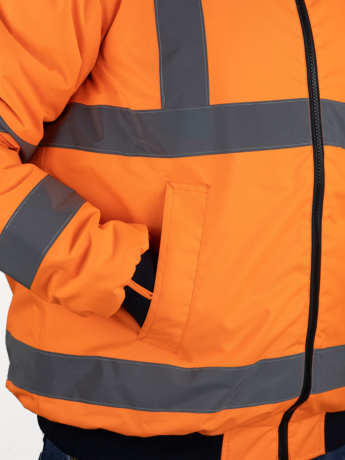 Blouson de travail matelassé orange Blouson de travail matelassé orange